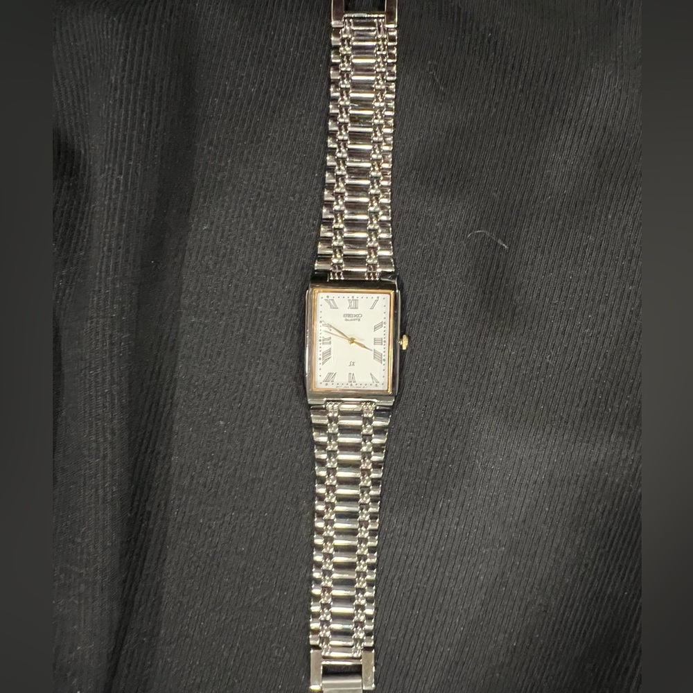 Seiko Two-Tone Rectangular Watch - Picture 2 of 8